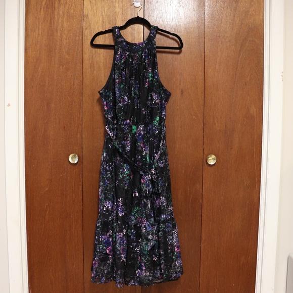 Lane Bryant Dresses & Skirts - Lane Bryant Black Floral Lace Sleeveless Dress | Size 18